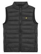 Lyle & Scott Light Weight Padded Gilet Svart