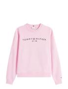 Tommy Hilfiger Mdrn Reg Corp Logo C-Nk Swtshrt Rosa