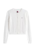 Tommy Jeans Tjw Essential Crew Neck Cardigan Vit