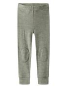 Name It Nmnwax Wool Rib Legging Noos Khaki Green