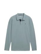 Tom Tailor Basic Polo With Contrast Blå