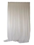 Mimou Sheer Hotel Curtain Double Width Vit