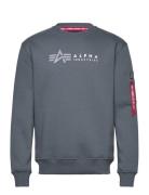 Alpha Industries Alpha Label Sweater Grå
