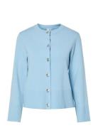 YAS Yaspimi Ls Knit Cardigan S. - D2D Blå