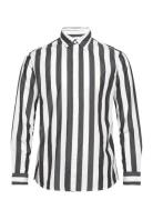 Selected Slhregredster Shirt Stripe Ls W Svart