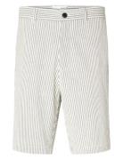 Selected Slhregular-Karl Seersucker Shorts Vit
