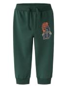 Name It Nmmleland Nreg Sweat Pant Box Bru Grön