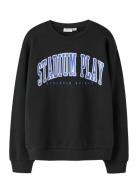 Name It Nkfliona Nreg Sweat Bru Svart
