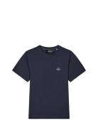 Mads Nørgaard Cotton Jersey Frode Logo Tee Fav Marinblå