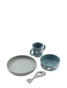 Liewood Vivi Printed Tableware Set Blå
