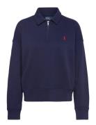 Polo Ralph Lauren Fleece Quarter-Zip Marinblå