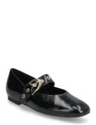 Gabor Ankle-Strap Ballerina Svart
