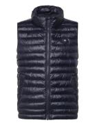 GANT Shiny Light Padded Vest Marinblå