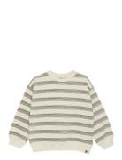 Daily 7 Over D Sweater Stripe Kräm