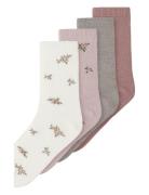 Name It Nkfwak Wo/Bl 4P Sock Multi/patterned