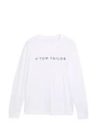 Tom Tailor Printed Longsleeve Vit