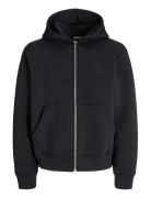 Jack & J S Jcocover Scuba Sweat Zip Hood Noos Svart