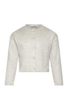 Mango Knitted Button Cardigan Grå