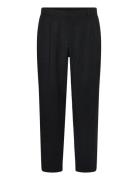 Mango Straight-Fit Pleated Trousers Svart
