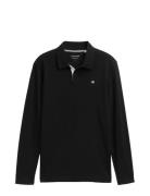 Tom Tailor Basic Polo With Contrast Svart