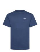 VANS Left Chest Tee Marinblå