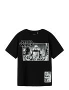Name It Nkmallan Starwars Ss Nreg Top Box Bfu Svart