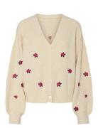 YAS Yasfleur Ls Knit Cardigan S. Noos Kräm