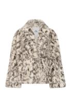 Karen By Simonsen Kbamira Fur Coat Vit
