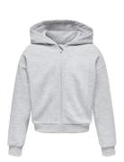 Kids Only Kogfave L/S Zip Hood Swt Grå