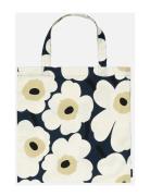 Marimekko Home Pieni Unikko Tote Bag 44X43 Cm Marinblå