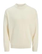 Jack & J S Jjeurban Jack Knit Crew Neck Sn Kräm