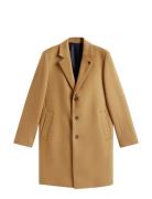 Tommy Hilfiger Dc Wool Mix Coat Beige