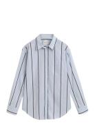 GANT Rel Classic Poplin Striped Shirt Blå