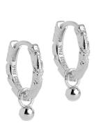 Enamel Copenhagen Hoops, Belle Silver