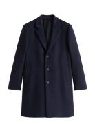 Tommy Hilfiger Dc Wool Mix Coat Marinblå