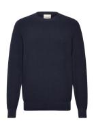 Calvin Klein Ls Texture Cttn Crewnk Sweater 1 Marinblå