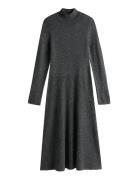 Tommy Hilfiger Soft Wool Ls Mock-Nk Swt Dress Grå