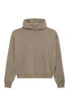 Prohibited Over D Hoodie Beige