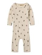 Wheat Wool Jumpsuit L/S Haven Beige