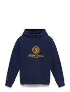 Polo Ralph Lauren Fleece Graphic Hoodie Marinblå