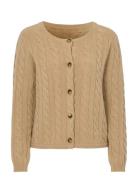 Newhouse Johanna Cable Cardigan Brun