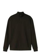 LMTD Nlnnizu Ls Bru Half Zip Sweat Noos Svart