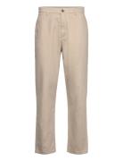 Lindbergh Wide Fit Twill Pants Beige