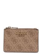 GUESS Laurel Ii Slg Credit Card Case Beige