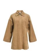 Object Objalima Oz L/S Shirt Dress 141 Beige