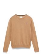 GANT Classic Cotton C-Neck Beige