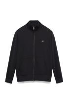 GANT Reg Shield Full Zip Sweat Svart