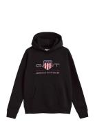 GANT Archive Shield Hoodie Svart