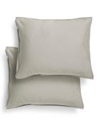 Midnatt Pillow Cover 2-Pack Pebble Grå