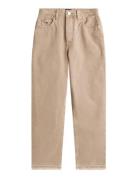 Tommy Jeans Tjw Layla Hr Slim Str Raw Edge Beige